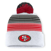 San Francisco 49ers Ghost Cuffed Knit Hat with Pom | NFL Near me