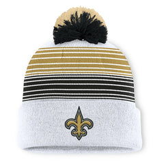 New Orleans Saints Ghost Cuffed Knit Hat with Pom | NFL US