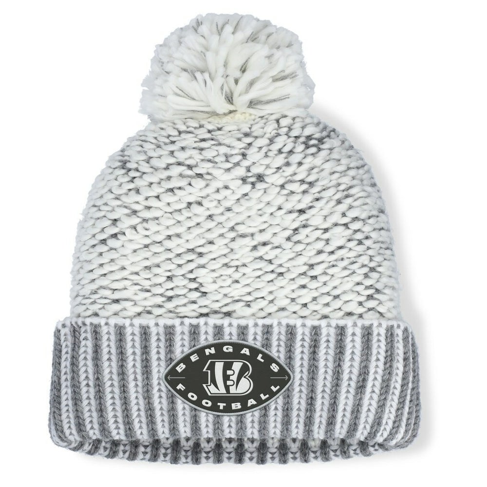Cincinnati Bengals Women's Pro Set Cuffed Knit Hat with Pom | NFL Outlet