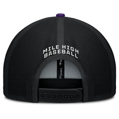 Colorado Rockies Fanatics Cutoff Adjustable Trucker Hat - MLB Hats
