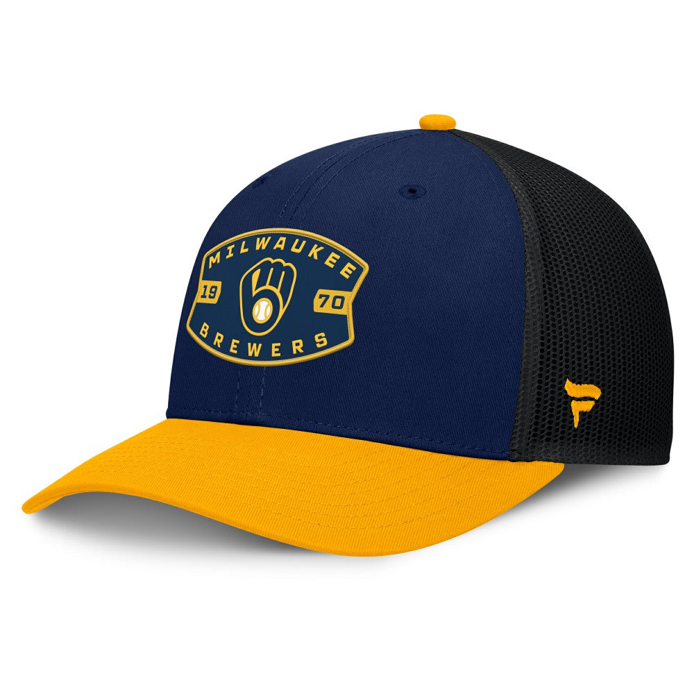 Milwaukee Brewers Fanatics Cutoff Adjustable Trucker Hat - MLB Hats