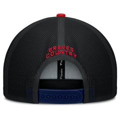 Atlanta Braves Fanatics Cutoff Adjustable Trucker Hat - MLB Hats