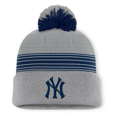 New York Yankees Fanatics Balk Cuffed Knit Hat with Pom - MLB Hats