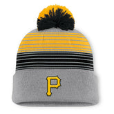Pittsburgh Pirates Fanatics Balk Cuffed Knit Hat with Pom - MLB Hats