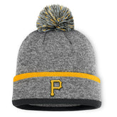Pittsburgh Pirates Fanatics Backstop Cuffed Knit Hat with Pom - MLB Hats