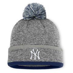 New York Yankees Fanatics Backstop Cuffed Knit Hat with Pom - MLB Hats