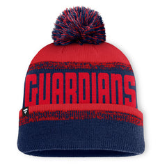 Cleveland Guardians Fanatics No-Doubter Cuffed Knit Hat with Pom - MLB Hats