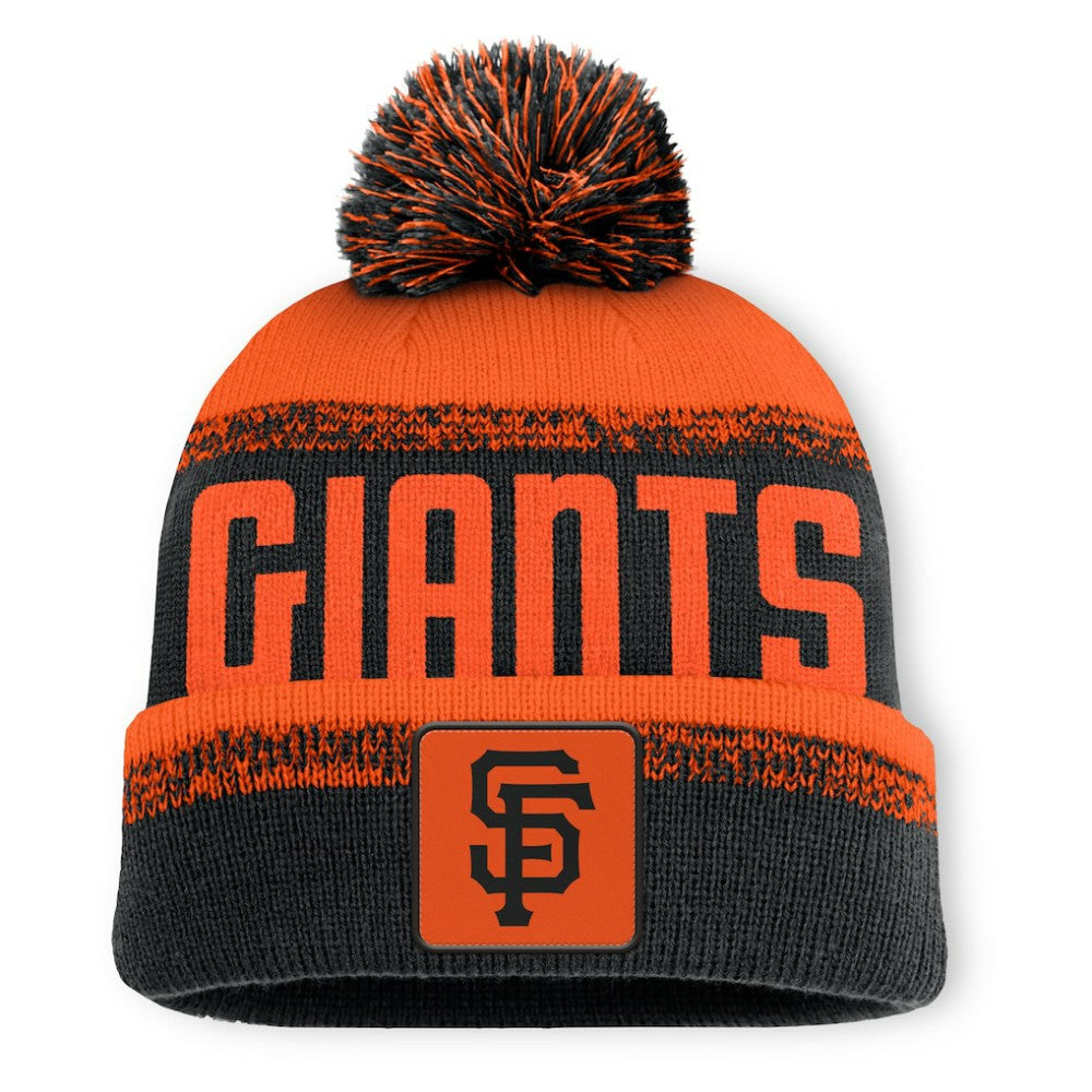 San Francisco Giants Fanatics No-Doubter Cuffed Knit Hat with Pom - MLB Hats