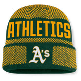Athletics Fanatics Rotation Cuffed Knit Hat - MLB Hats