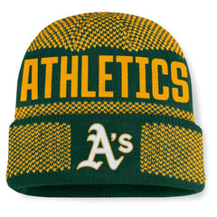 Athletics Fanatics Rotation Cuffed Knit Hat - MLB Hats