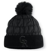 Colorado Rockies Fanatics Nightcap Cuffed Knit Hat with Pom - MLB Hats