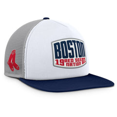 Boston Red Sox Fanatics Cranked Foam Front Patch Trucker Adjustable Hat - MLB Hats