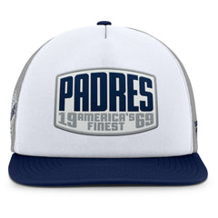 San Diego Padres Fanatics Cranked Foam Front Patch Trucker Adjustable Hat - MLB Hats