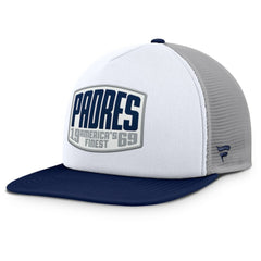San Diego Padres Fanatics Cranked Foam Front Patch Trucker Adjustable Hat - MLB Hats