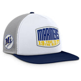 Seattle Mariners Fanatics Cranked Foam Front Patch Trucker Adjustable Hat - MLB Hats