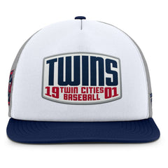 Minnesota Twins Fanatics Cranked Foam Front Patch Trucker Adjustable Hat - MLB Hats