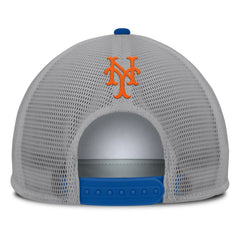 New York Mets Fanatics Cranked Foam Front Patch Trucker Adjustable Hat - MLB Hats