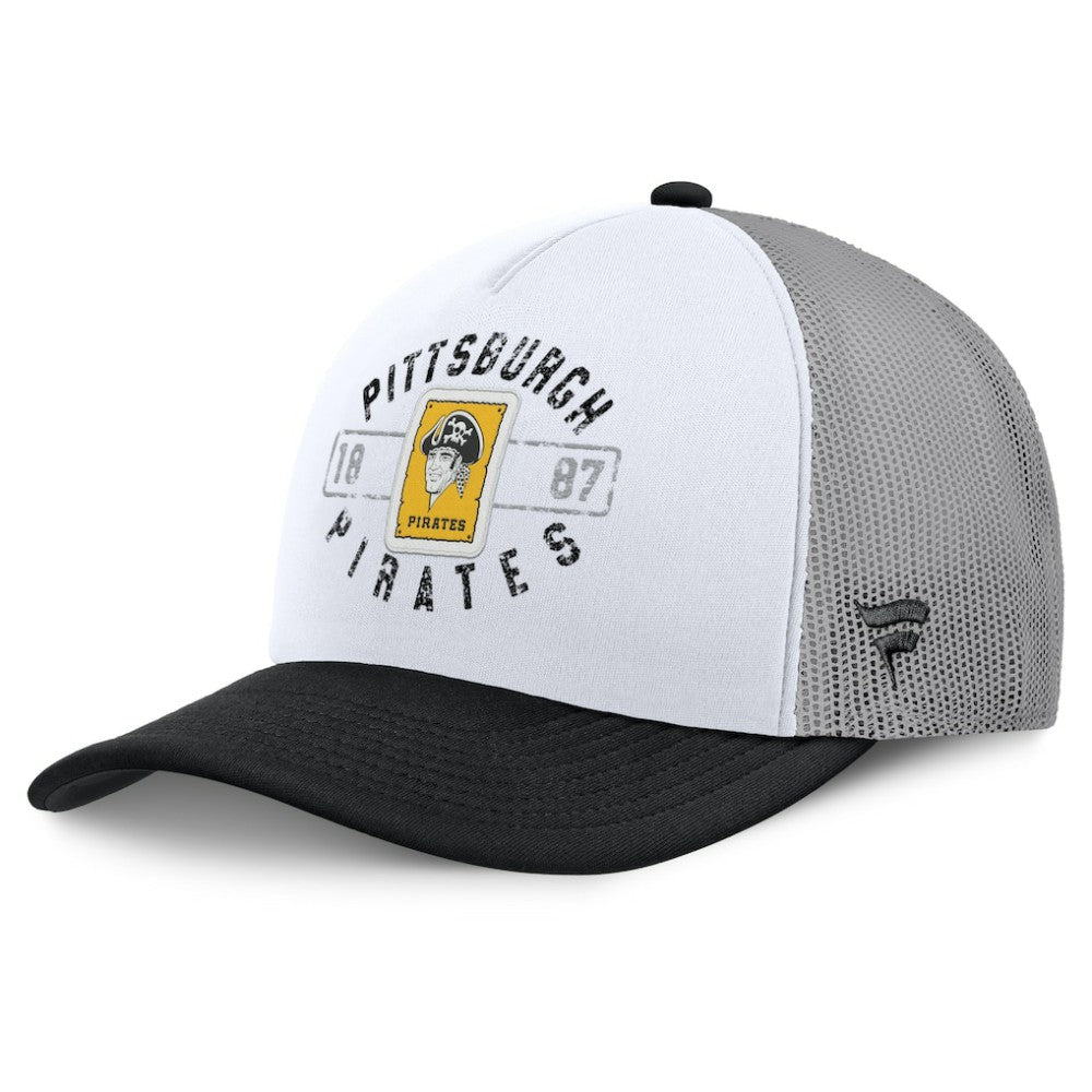 Pittsburgh Pirates Fanatics Designated A-Frame Foam Front Trucker Adjustable Hat - MLB Hats