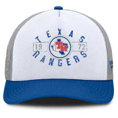 Texas Rangers Fanatics Designated A-Frame Foam Front Trucker Adjustable Hat - MLB Hats