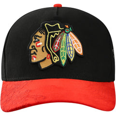 Chicago Blackhawks Mitchell & Ness May Flowers Pro Crown Adjustable Hat - NHL Hats