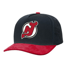 New Jersey Devils Mitchell & Ness May Flowers Pro Crown Adjustable Hat - NHL Jerseys