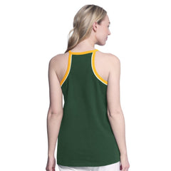 Athletics G-III 4Her by Carl Banks Women's Curveball Racerback Tank Top - MLB Tanks
