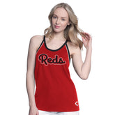 Cincinnati Reds G-III 4Her by Carl Banks Women's Curveball Racerback Tank Top - MLB Tanks