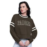 San Diego Padres Starter Women's Power Play Cropped Pullover Sweatshirt - MLB Pullover