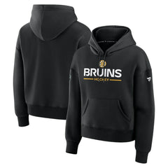 Boston Bruins Fanatics Women's Authentic Pro Primary Pullover Hoodie - NHL Hoodies