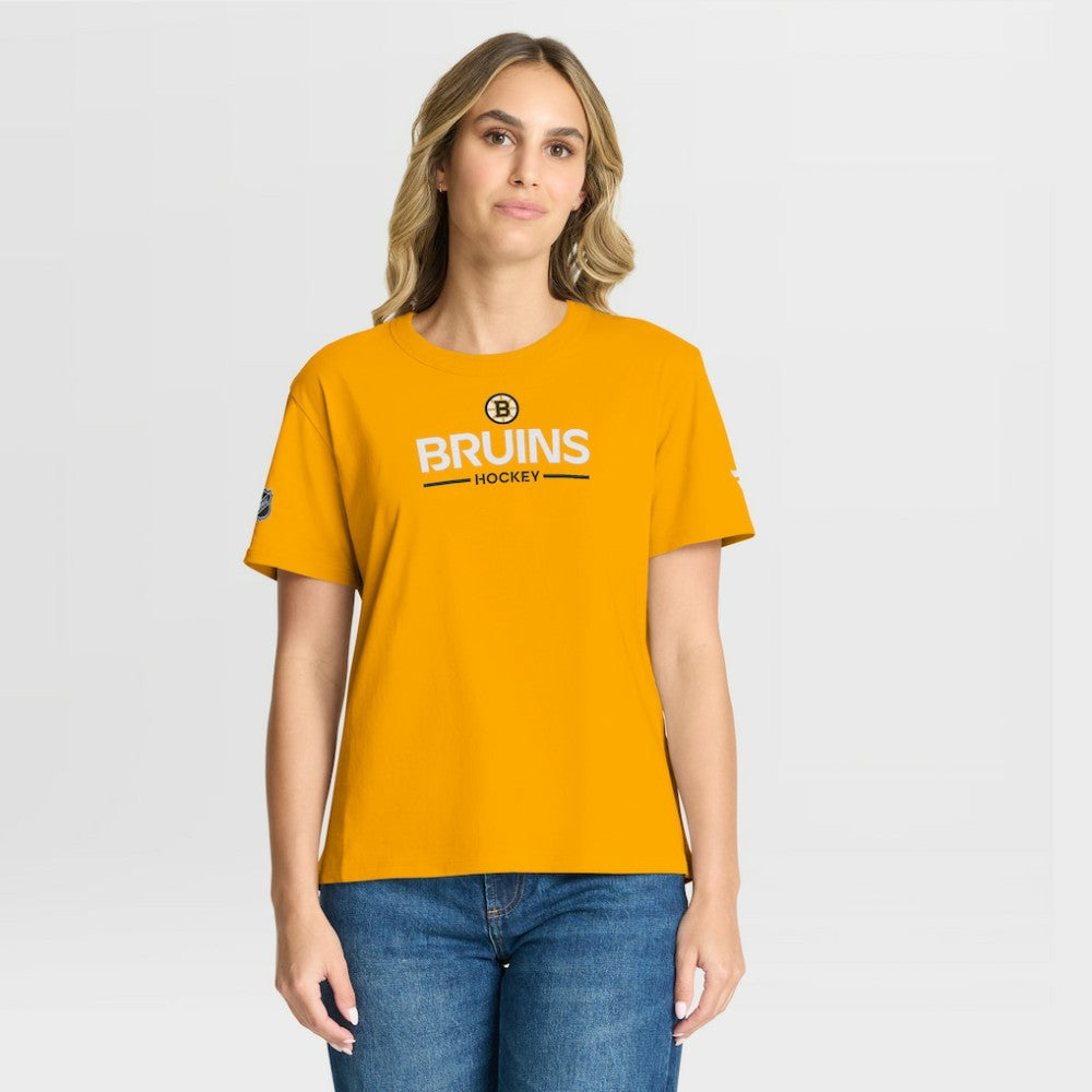 Boston Bruins Fanatics Women's Authentic Pro Primary T-Shirt - NHL T-shirts