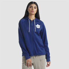 Toronto Maple Leafs Fanatics Women's Authentic Pro Rink Raglan Full-Zip Hoodie - NHL Hoodies