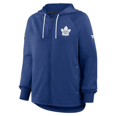 Toronto Maple Leafs Fanatics Women's Authentic Pro Rink Raglan Full-Zip Hoodie - NHL Hoodies