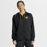 Pittsburgh Penguins Fanatics Women's Authentic Pro Rink Raglan Full-Zip Hoodie - NHL Hoodies