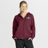 Colorado Avalanche Fanatics Women's Authentic Pro Rink Raglan Full-Zip Hoodie - NHL Hoodies