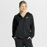 Dallas Stars Fanatics Women's Authentic Pro Rink Raglan Full-Zip Hoodie - NHL Hoodies