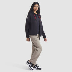 Detroit Red Wings Fanatics Women's Authentic Pro Rink Raglan Full-Zip Hoodie - NHL Hoodies