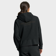 Los Angeles Kings Fanatics Women's Authentic Pro Road Tri-Blend Quarter-Zip Hoodie - NHL Hoodies
