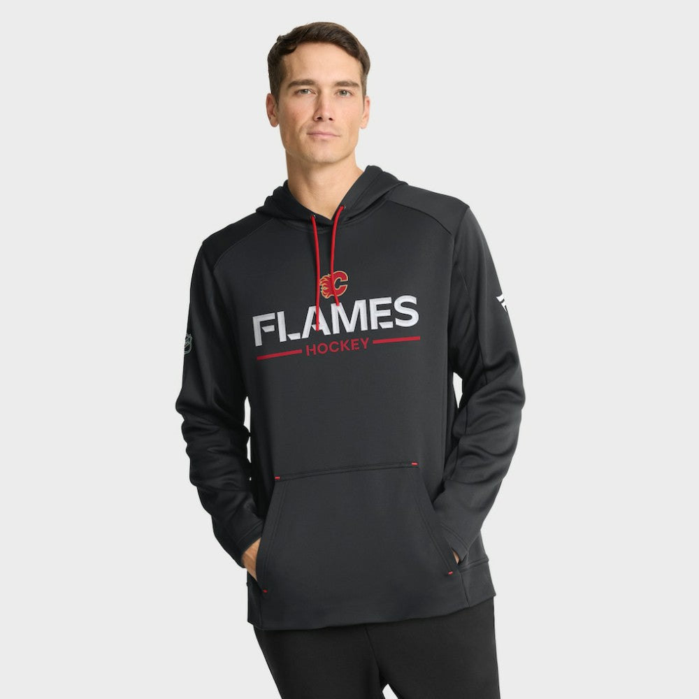 Calgary Flames Fanatics Authentic Pro Rink Hoodie - NHL Hoodies
