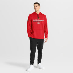 Chicago Blackhawks Fanatics Authentic Pro Centennial Rink Hoodie - Red - NHL Hoodies