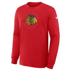 Chicago Blackhawks Fanatics Authentic Pro Property Of Practice Long Sleeve T-Shirt - NHL T-shirts