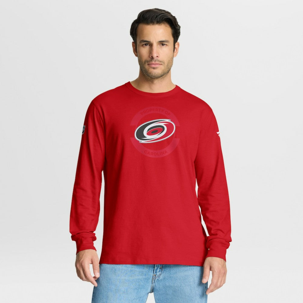 Carolina Hurricanes Fanatics Authentic Pro Property Of Practice Long Sleeve T-Shirt - NHL T-shirts