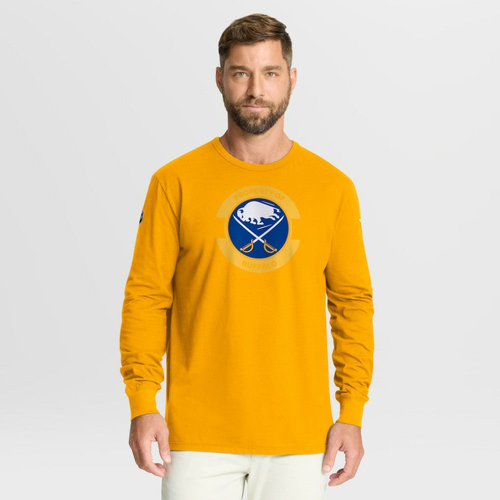 Buffalo Sabres Fanatics Authentic Pro Property Of Practice Long Sleeve T-Shirt - NHL T-shirts