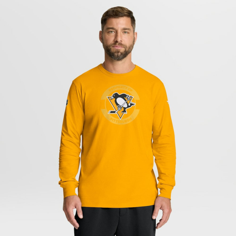 Pittsburgh Penguins Fanatics Authentic Pro Property Of Practice Long Sleeve T-Shirt - NHL T-shirts
