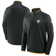 Pittsburgh Penguins Fanatics Authentic Pro Rink Raglan Quarter-Zip Pullover - NHL Pullover