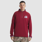 Colorado Avalanche Fanatics Authentic Pro Rink Raglan Quarter-Zip Pullover - NHL Pullover