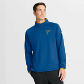 St. Louis Blues Fanatics Authentic Pro Rink Raglan Quarter-Zip Pullover - NHL Pullover