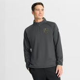 Vegas Golden Knights Fanatics Authentic Pro Rink Raglan Quarter-Zip Pullover - NHL Pullover