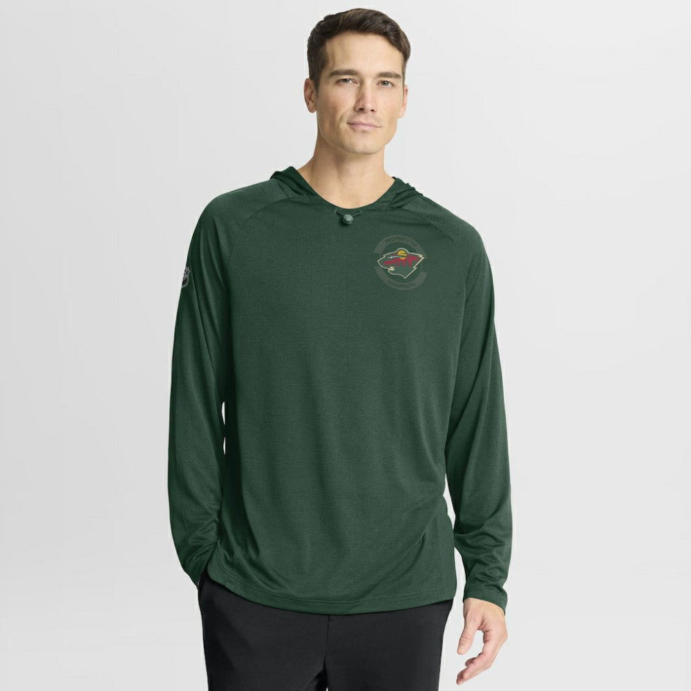 Minnesota Wild Fanatics Authentic Pro Rink Hoodie - NHL Hoodies