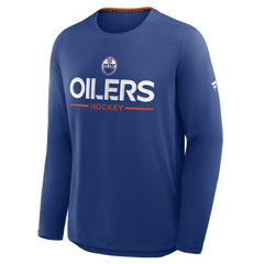 Edmonton Oilers Fanatics Authentic Pro Rink Tech Long Sleeve T-Shirt - NHL T-shirts