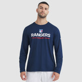 New York Rangers Fanatics Authentic Pro Rink Tech Long Sleeve T-Shirt - NHL T-shirts